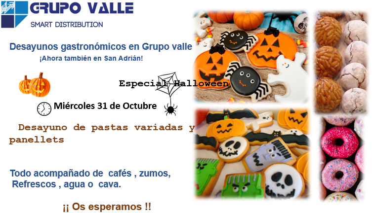 Especial Halloween de Desayunos Gastronómicos - Grupo Valle
